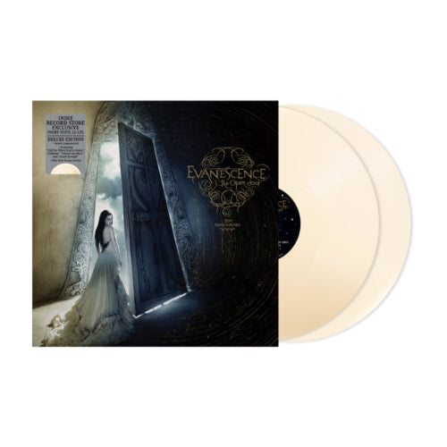 Evanescence - Open Door album cover and 2LP ivory vinyl. 