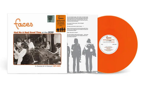 Faces Had Me a Real Good Time album cover and orange vinyl record