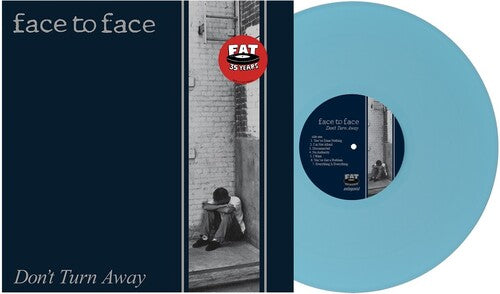 Face to Face - Don't Turn Away album cover and blue vinyl