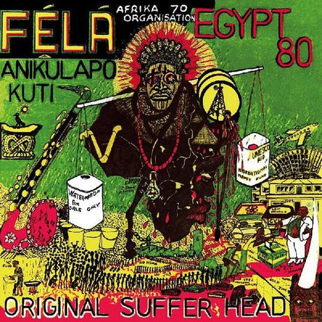 Fela Kuti - Original Sufferhead album cover. 