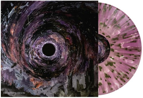 Fit For An Autopsy - The Nothing That Is album cover and purple splatter vinyl. 
