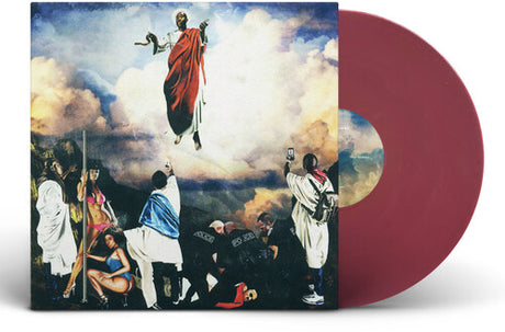 Freddie Gibbs - You Only Live 2Wice album cover and red vinyl. 