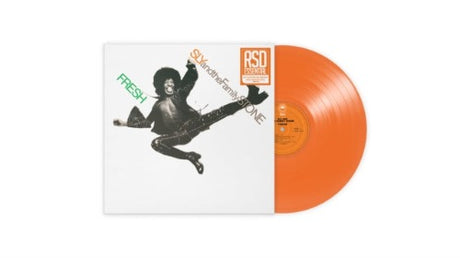 Sly & the Family Stone - Fresh album cover and RSD Essential orange vinyl. 
