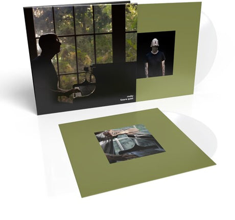 Moby - Future Quiet album cover and 2LP clear vinyl