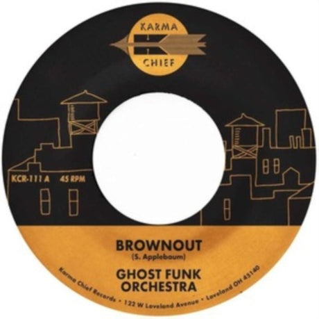Ghost Funk Orchestra - Brownout / Boneyard Bail 7" label. 
