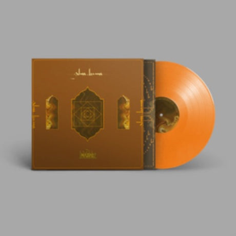 Glass Beams - Mahal album cover and orange vinyl. 
