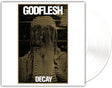Godflesh - Decay album cover and white vinyl