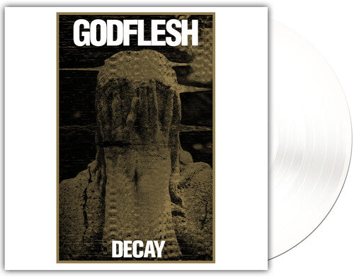 Godflesh - Decay album cover and white vinyl