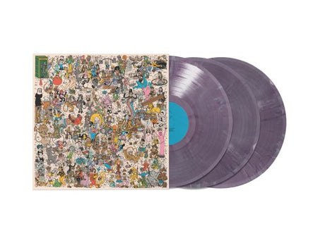 Goose "Everything Must Go" album cover shown with 3 light magenta colored vinyl records