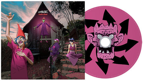 Gorillaz - Cracker Island album cover and CD. 