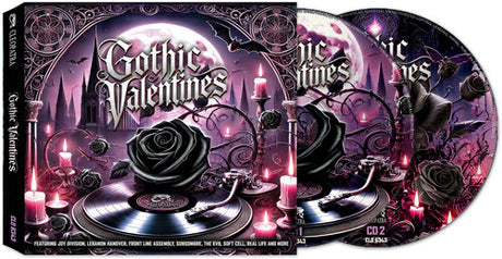 Gothic Valentines album cover and 2CD. 
