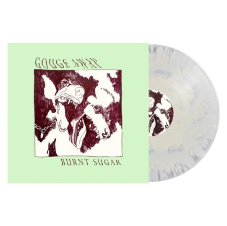 Gouge Away - Burnt Sugar album cover and Clear w/ Cloudy Bone Vinyl
