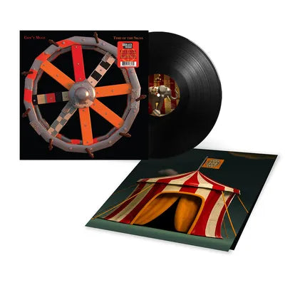 Gov't Mule Time of the Signs EP album cover and black vinyl record