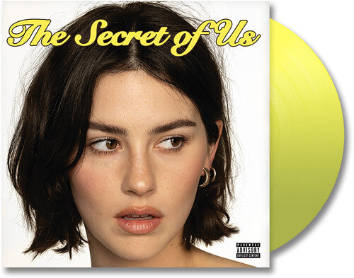 Gracie Abrams - The Secret Of Us album cover and yellow vinyl. 