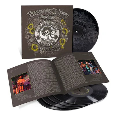 Grateful Dead Album cover and five vinyl records