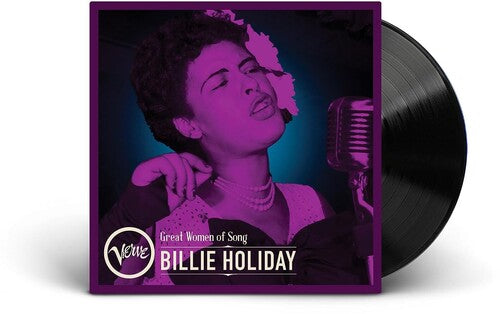Great Women of Song: Billie Holiday album cover and black vinyl