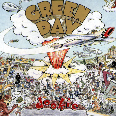 Green Day - Dookie album cover. 