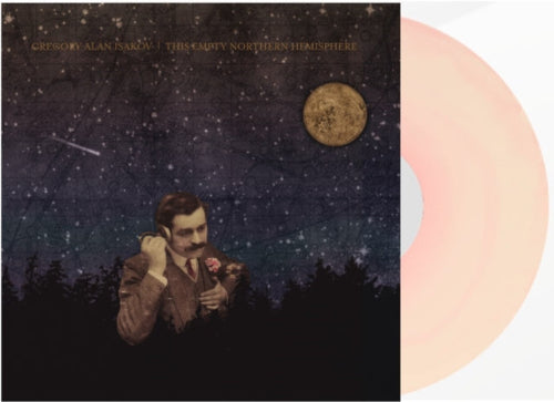 Gregory Alan Isakov - Empty Northern Hemisphere album cover and light pink vinyl 
