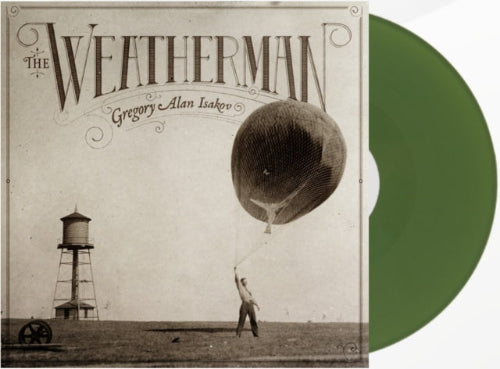 Gregory Alan Isakov - Weatherman album cover and green vinyl