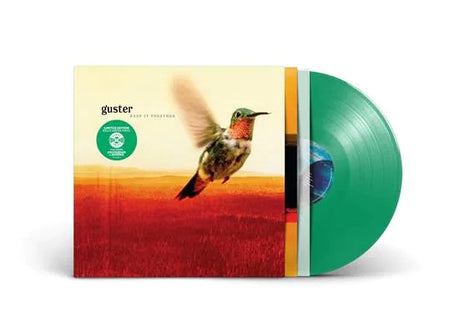 Guster - Keep It Together album cover and green vinyl. 