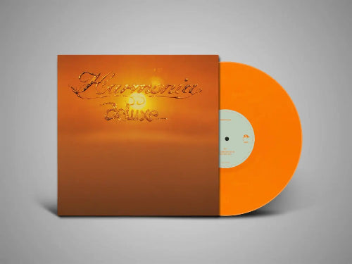 Harmonia - Deluxe album cover and orange vinyl