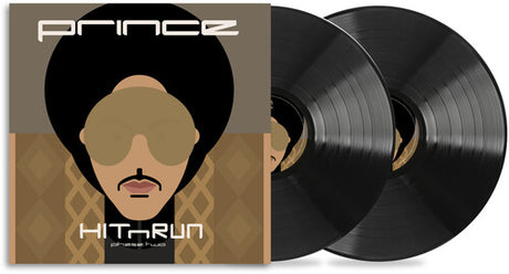 Prince - HITnRUN phase two album cover and 2LP black vinyl 