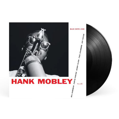 Hank Mobley  - Hank Mobley album cover and black vinyl. 