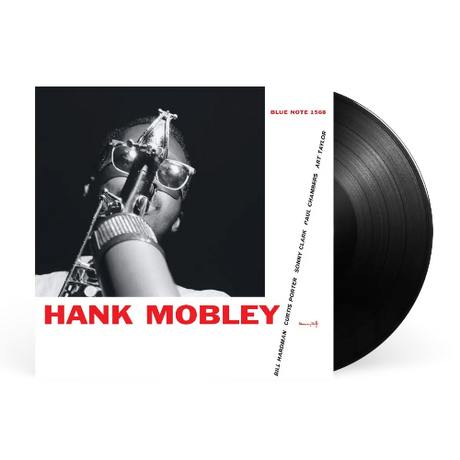 Hank Mobley  - Hank Mobley album cover and black vinyl. 