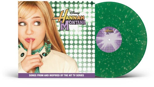 Hannah Montana - Hannah Montana album cover and green splatter vinyl