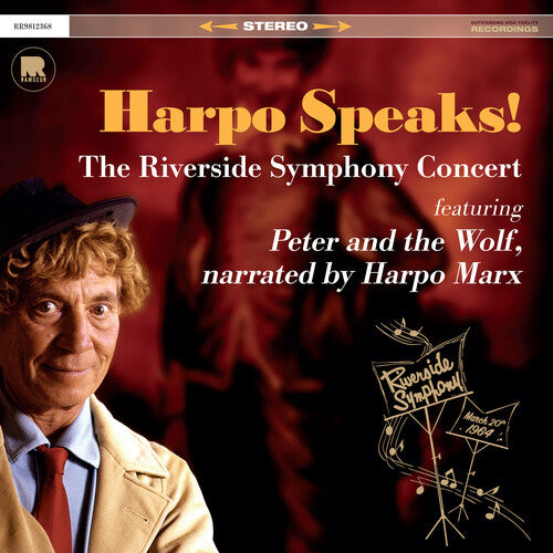 Harpo Speaks!: The Riverside Symphony Concert Featuring Peter And The Wolf album cover. 