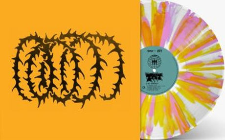 Hotline TNT - Cartwheel album cover and indie exclusive yellow splatter vinyl. 