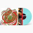 Hotline Tnt - Raspberry Moon album cover and sapphire blue vinyl. 