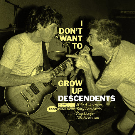Descendents - I Don't Want To Grow Up Punk Note Edition album cover. 