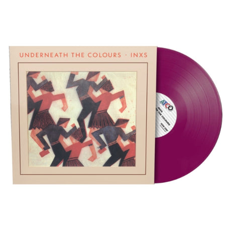 INXS - Underneath the Colours album cover and purple vinyl