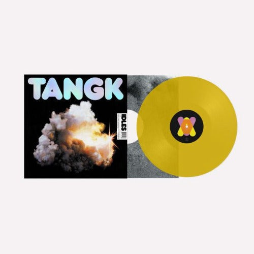 Idles - Tangk album cover and Deluxe Edition Clear Yellow Vinyl. 