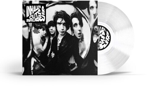 Inhaler - Cuts & Bruises album cover and white vinyl. 