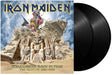 Iron Maiden - Somewhere Back in Time: The Best of 1980-1989 album cover and 2LP black vinyl. 
