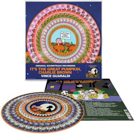 Vince Guaraldi - It's The Great Pumpkin Charlie Brown album cover and zoetrope vinyl