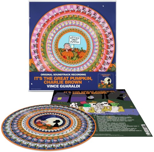 Vince Guaraldi - It's The Great Pumpkin Charlie Brown album cover and zoetrope vinyl