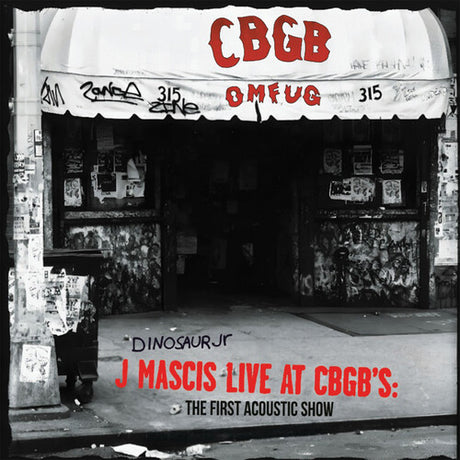 J Mascis - Live at CBGB's album cover. 