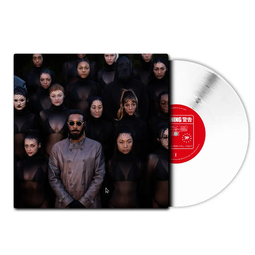 JPEGMAFIA - Experimental Rap album album cover and white vinyl. 