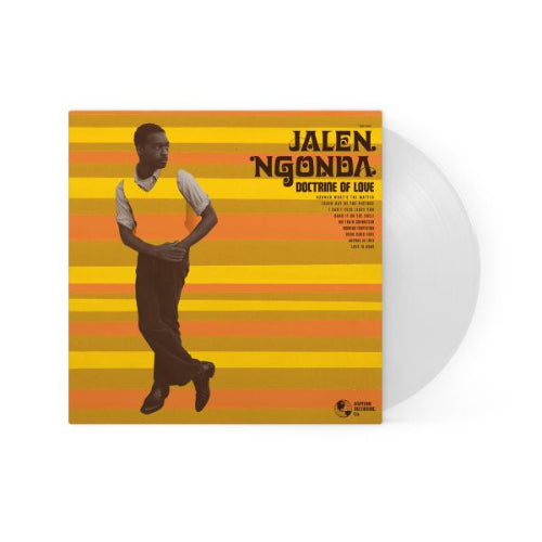 Jalen Ngonda - Doctrine Of Love album cover and clear vinyl. 