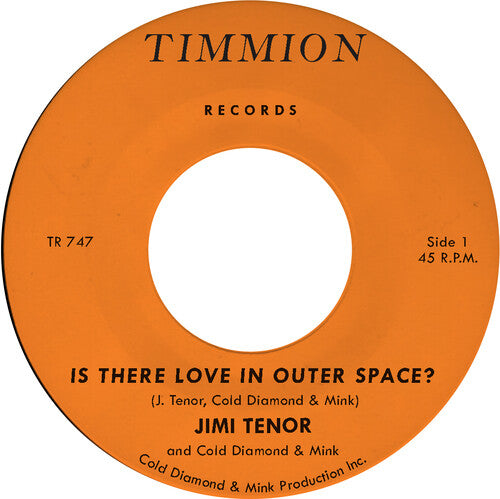 Jimi Tenor - Is There Love in Outer Space? 7" label. 