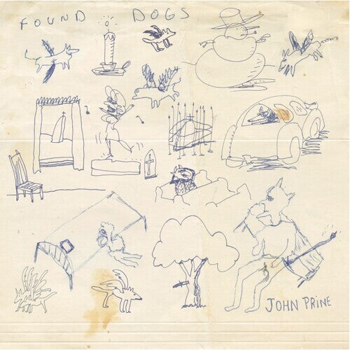 John Prine - Found Dogs album cover. 