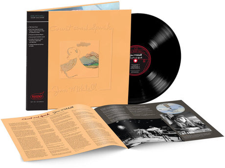 Joni Mitchell - Court And Spark album cover, booklet and vinyl