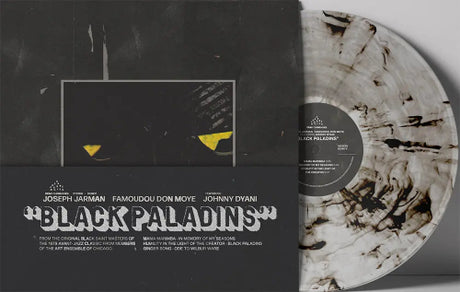 Joseph Jarman and Famoudou Don Moye - Black Paladins album cover and grey smoke vinyl