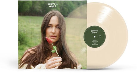 Kacey Musgraves - Deeper Well album cover and cream vinyl. 