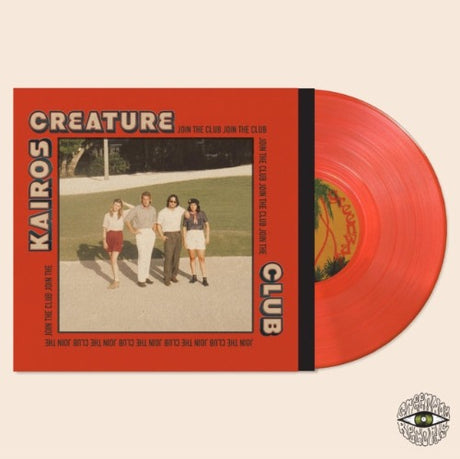 Kairos Creature Club - Join the Club album cover and orange vinyl. 