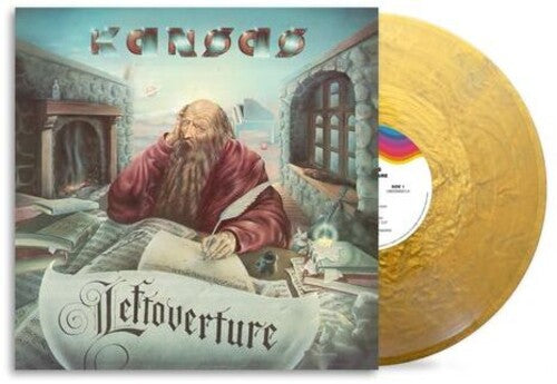 Kansas - Leftoverture album cover and gold vinyl