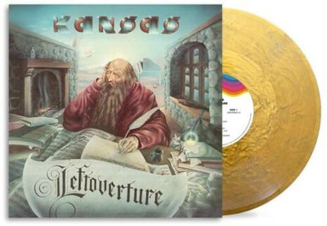 Kansas - Leftoverture album cover and gold vinyl